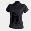 Women's piped performance polo Thumbnail