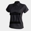 Women's piped performance polo Thumbnail