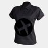 Women's piped performance polo Thumbnail