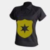Women's piped performance polo Thumbnail