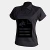 Women's piped performance polo Thumbnail