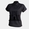 Women's piped performance polo Thumbnail