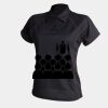Women's piped performance polo Thumbnail