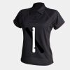 Women's piped performance polo Thumbnail