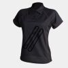 Women's piped performance polo Thumbnail