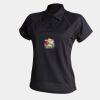 Women's piped performance polo Thumbnail