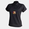 Women's piped performance polo Thumbnail