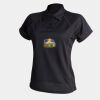 Women's piped performance polo Thumbnail