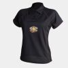 Women's piped performance polo Thumbnail