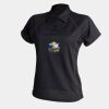 Women's piped performance polo Thumbnail