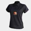 Women's piped performance polo Thumbnail