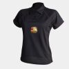 Women's piped performance polo Thumbnail