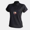 Women's piped performance polo Thumbnail