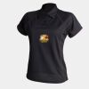 Women's piped performance polo Thumbnail