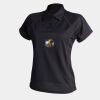 Women's piped performance polo Thumbnail