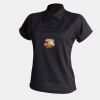 Women's piped performance polo Thumbnail