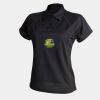 Women's piped performance polo Thumbnail