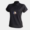 Women's piped performance polo Thumbnail
