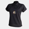 Women's piped performance polo Thumbnail