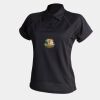 Women's piped performance polo Thumbnail