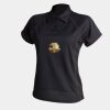 Women's piped performance polo Thumbnail